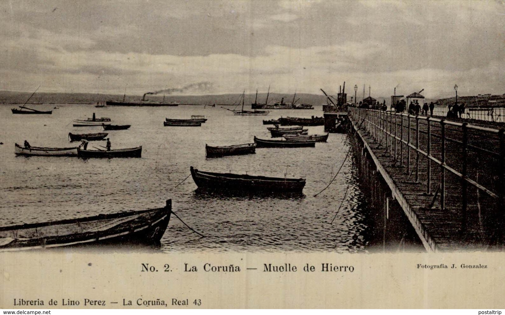 LA CORUÑA. MUELLE DE HIERRO - La Coruña