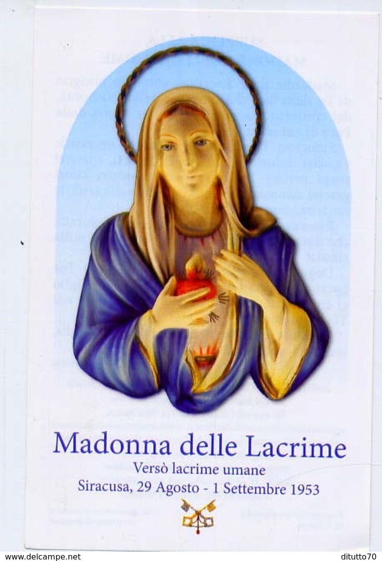 Santino - Madonna Delle Lacrime - Siracusa - E1 - Imágenes Religiosas