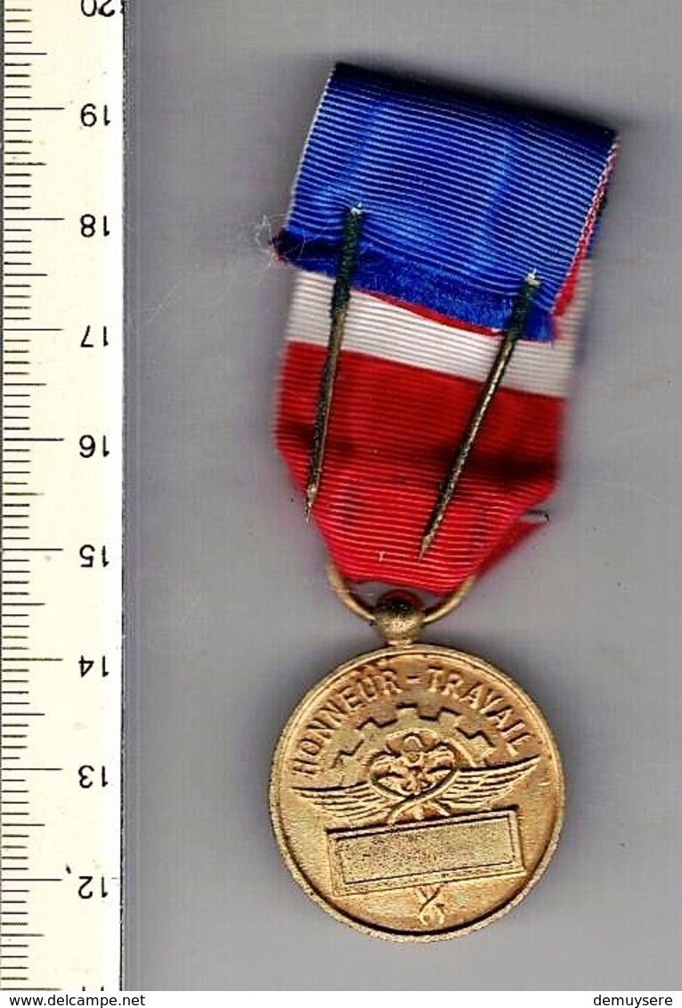 M R 010- MÉDAILLE - REPUBLIQUE FRANCAISE HONNEUR  TRAVAIL - Autres & Non Classés