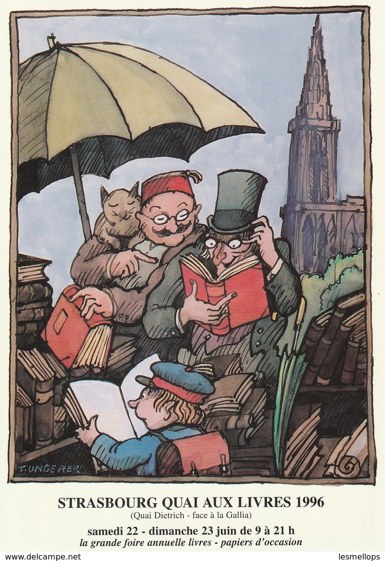 CPM Tomi Ungerer Quai Aux Livres 1996 - Ungerer