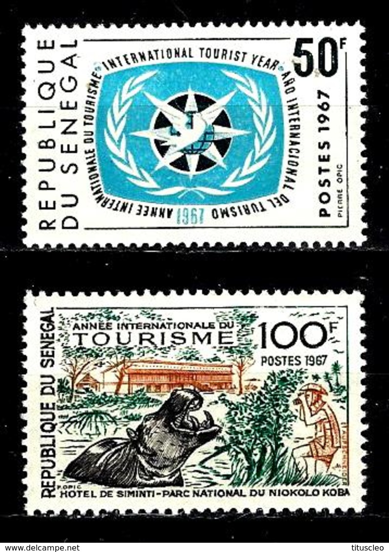 SENEGAL 297/298** Année Internationale Du Tourisme - Sénégal (1960-...)