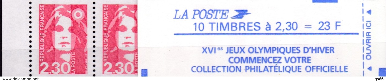 Frankreich, 1991, Carnet Scelle De 10 Timbres A 2,30, NMH ** - Sonstige & Ohne Zuordnung