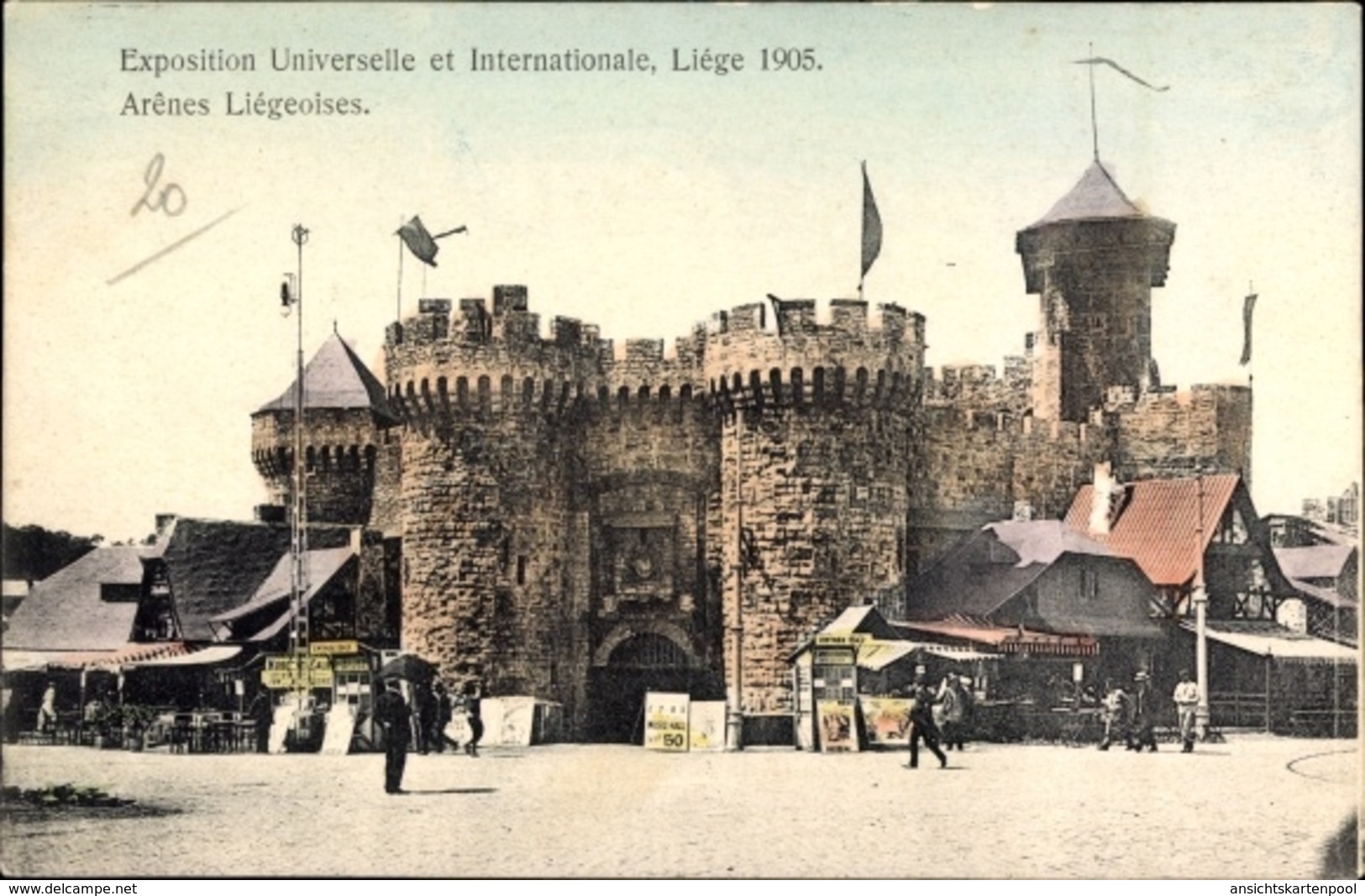 Cp Liège Lüttich Wallonien, Expo, Weltausstellung 1905, Arênes Liégeoises - Autres & Non Classés