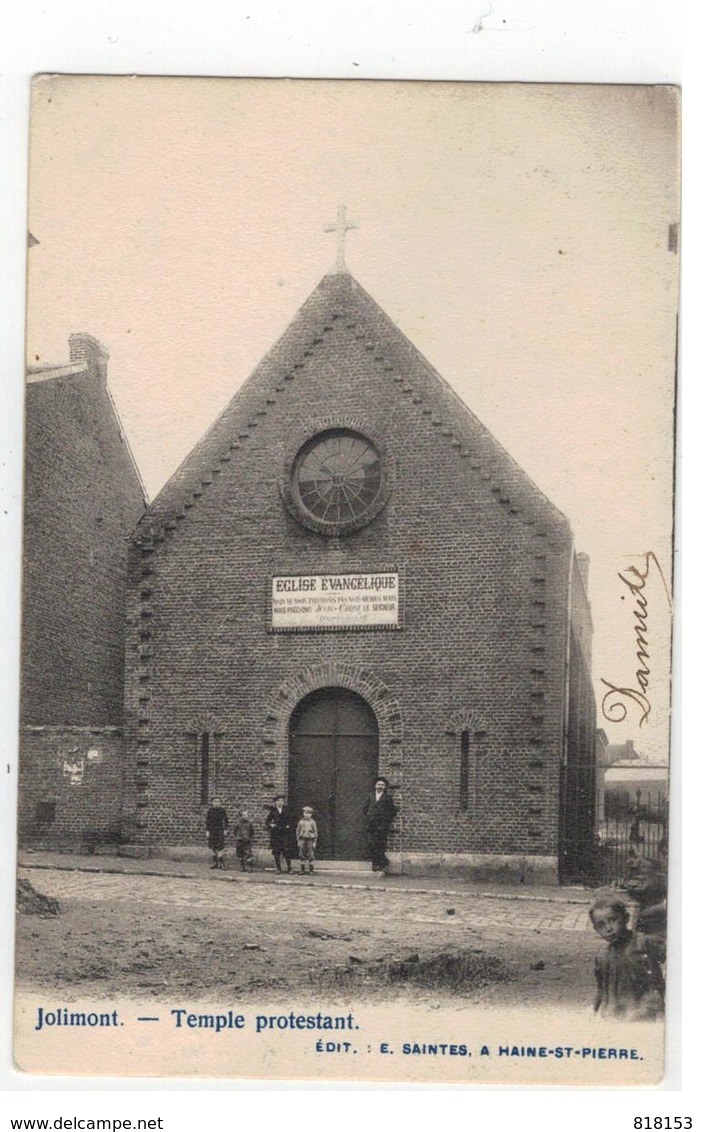 Jolimont  -  Temple Protestant 1904 - La Louvière