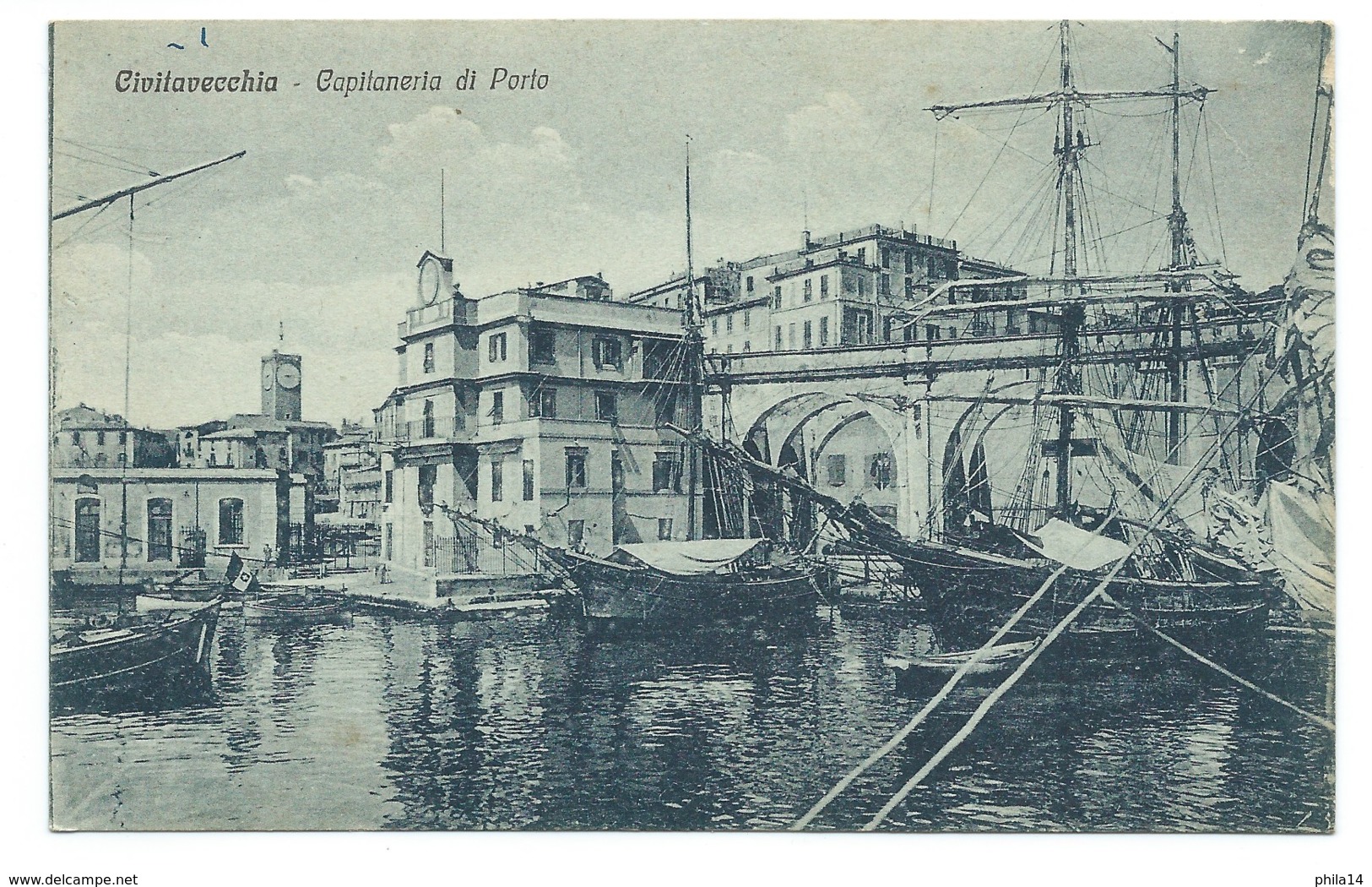 CARTE POSTALE ITALIE / CIVITAVECCHIA CAPITANERIA DI PORTO - Civitavecchia