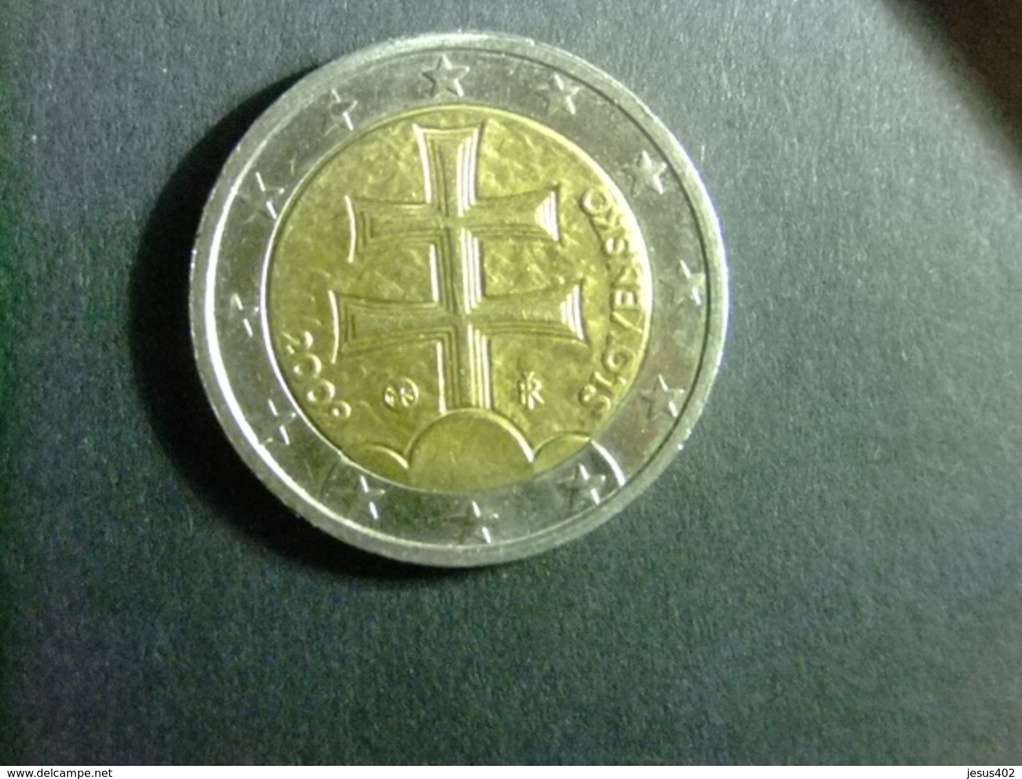 ESLOVAQUIA / SLOVENSKO 2 EUROS 2009 ESCUDO DE ARMAS - DOBLE CRUZ - Slovakia