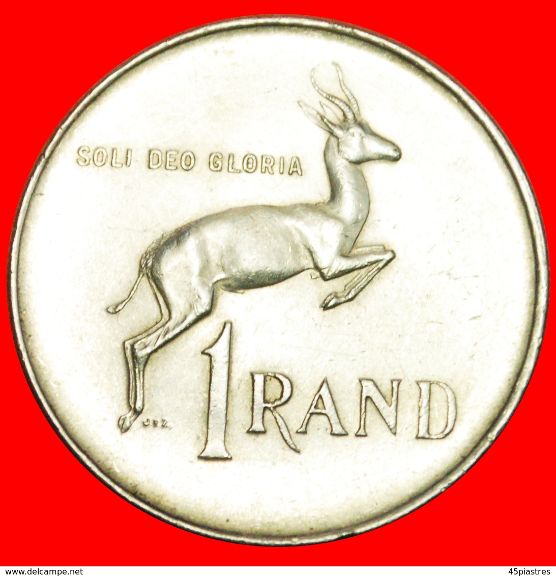 # SILVER: SOUTH AFRICA ★ 1 RAND 1966 ENGLISH LEGEND! Riebeeck (1619-1677) LOW START ★  NO RESERVE! - Afrique Du Sud