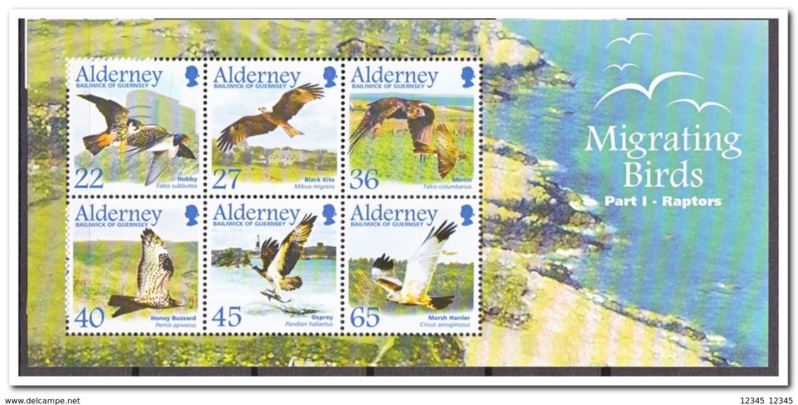 Alderney 2002, Postfris MNH, Birds - Alderney