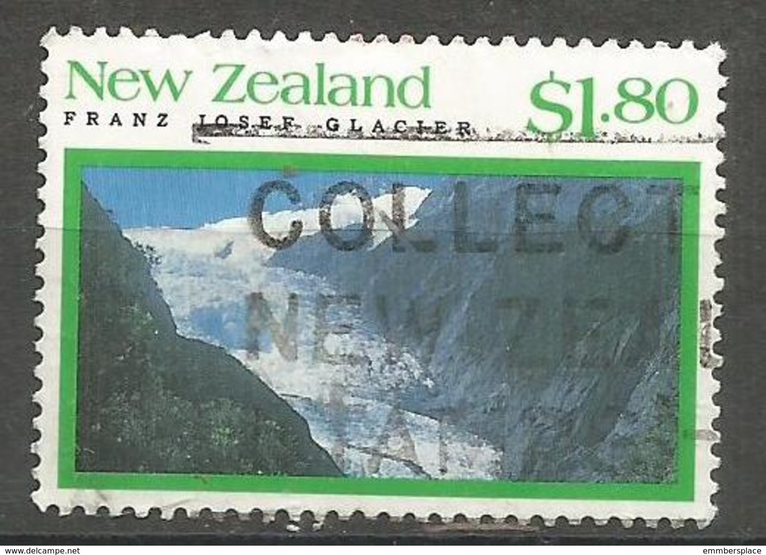 New Zealand - 1992 Franz Josef Glacier $1.80 Used  SG 1680 - Used Stamps