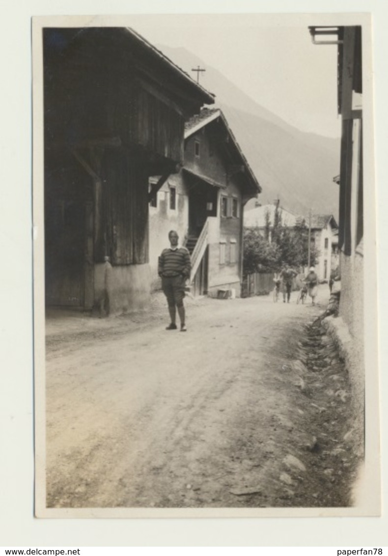 Kleines Privat Foto Straßenpartie Pettneu 1927 - Orte