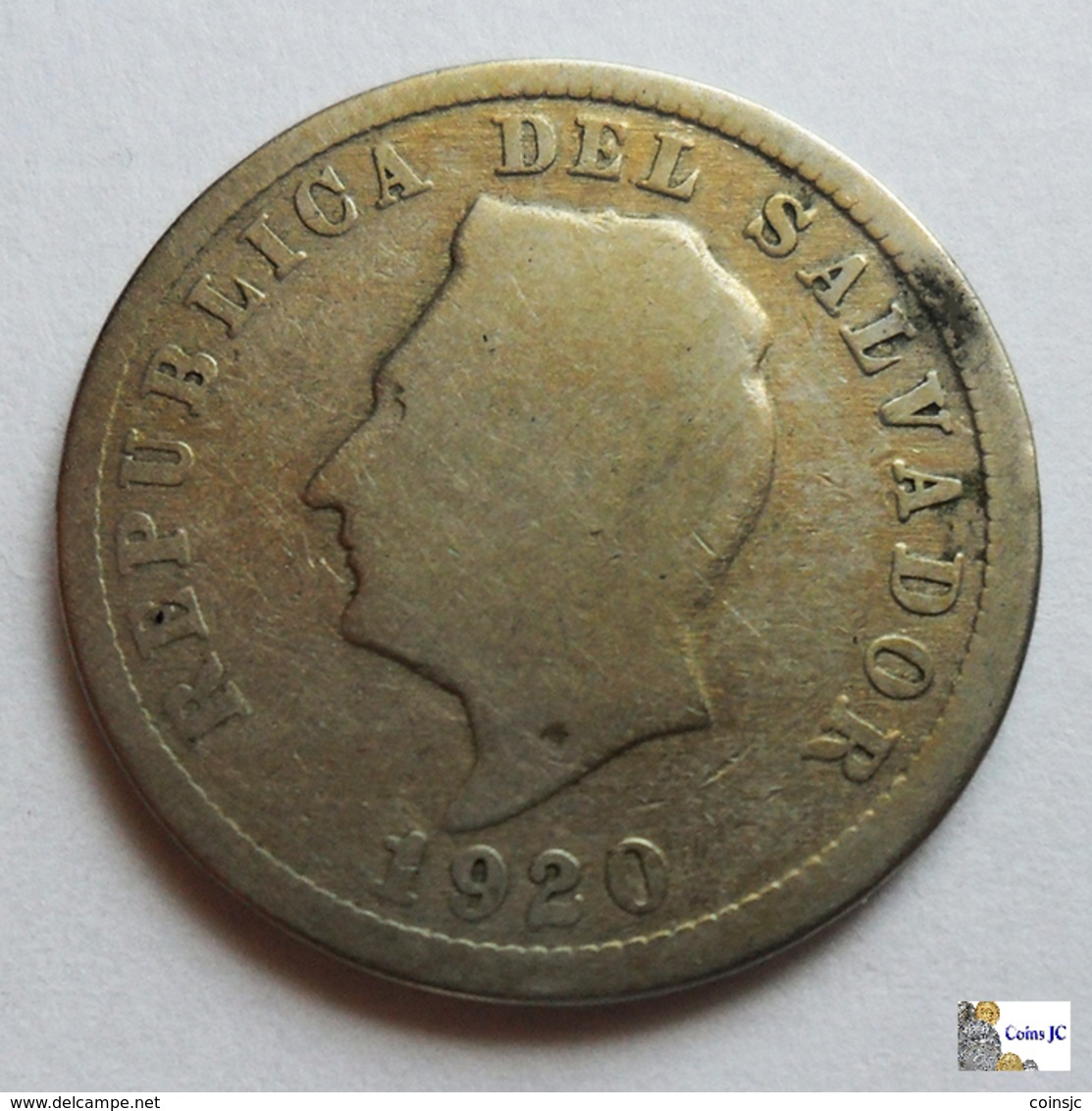 El Salvador - 5 Centavos - 1920 - Salvador