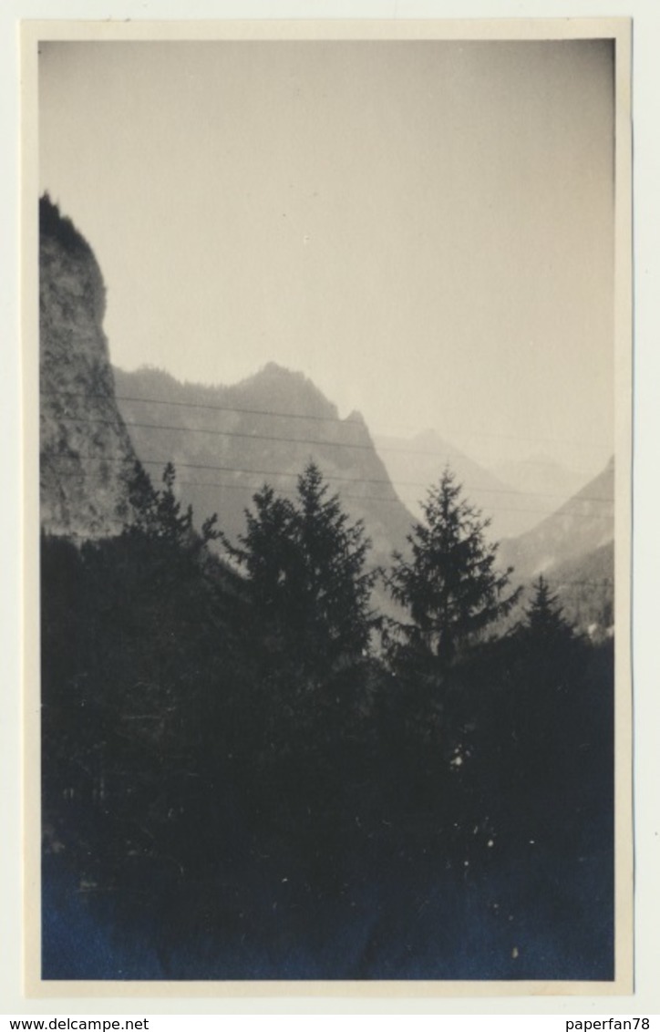 Kleines Privat Foto Blick Von Hotel Hochfinstermünz Auf Schlucht 1920er - Orte