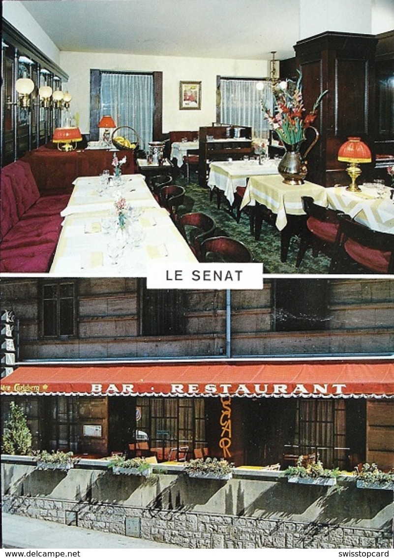 GENÈVE Rue Emile Yung 1 Restaurant Bar Le Senat Propr. O. Zufferli - Genève