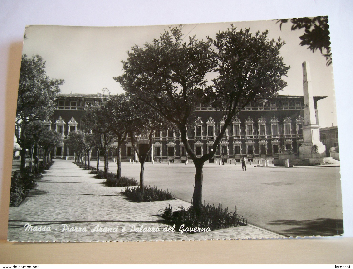 1954 - Massa Carrara - Piazza Aranci E Palazzo Del Governo - Obelisco -  Vera Fotografia - Massa