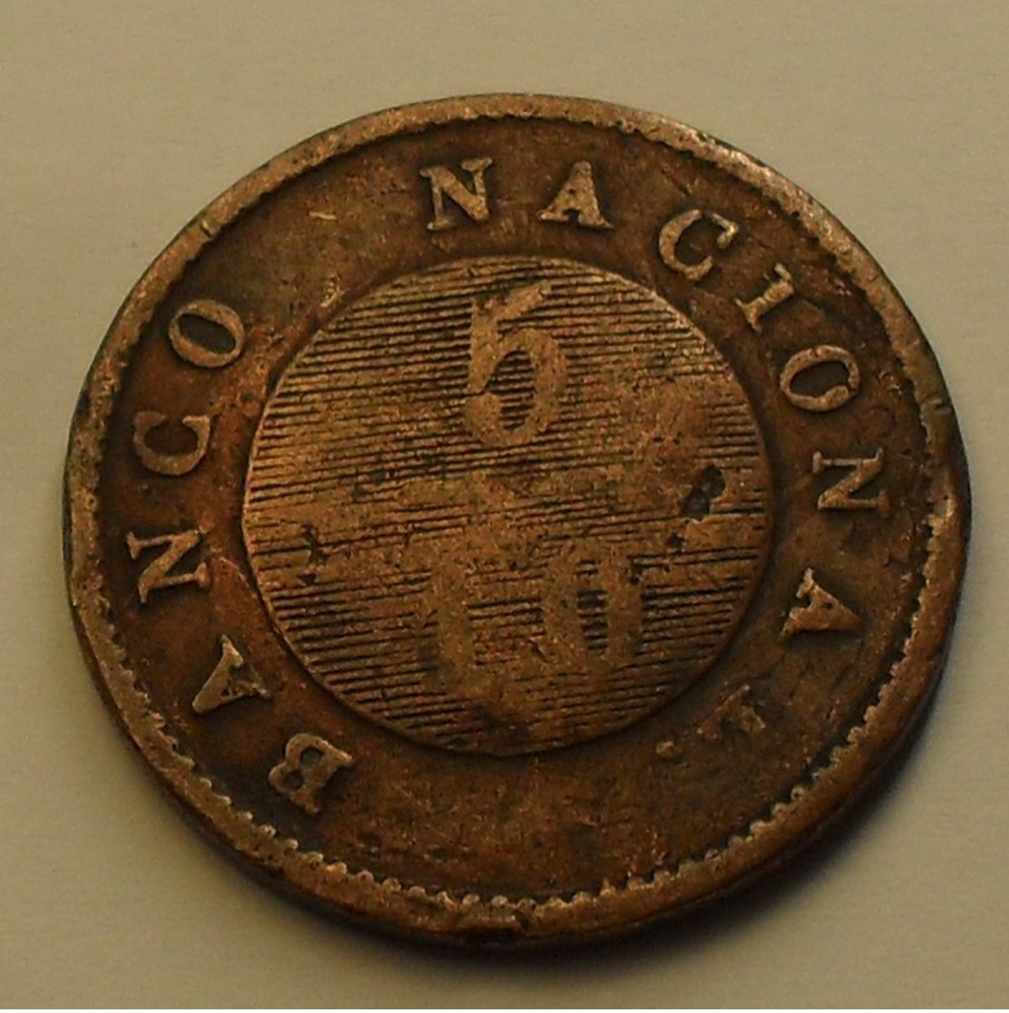 1827 - Argentine - Argentina - Province, Buenos Aires - 5/10 De REAL - KM 3 - Argentine