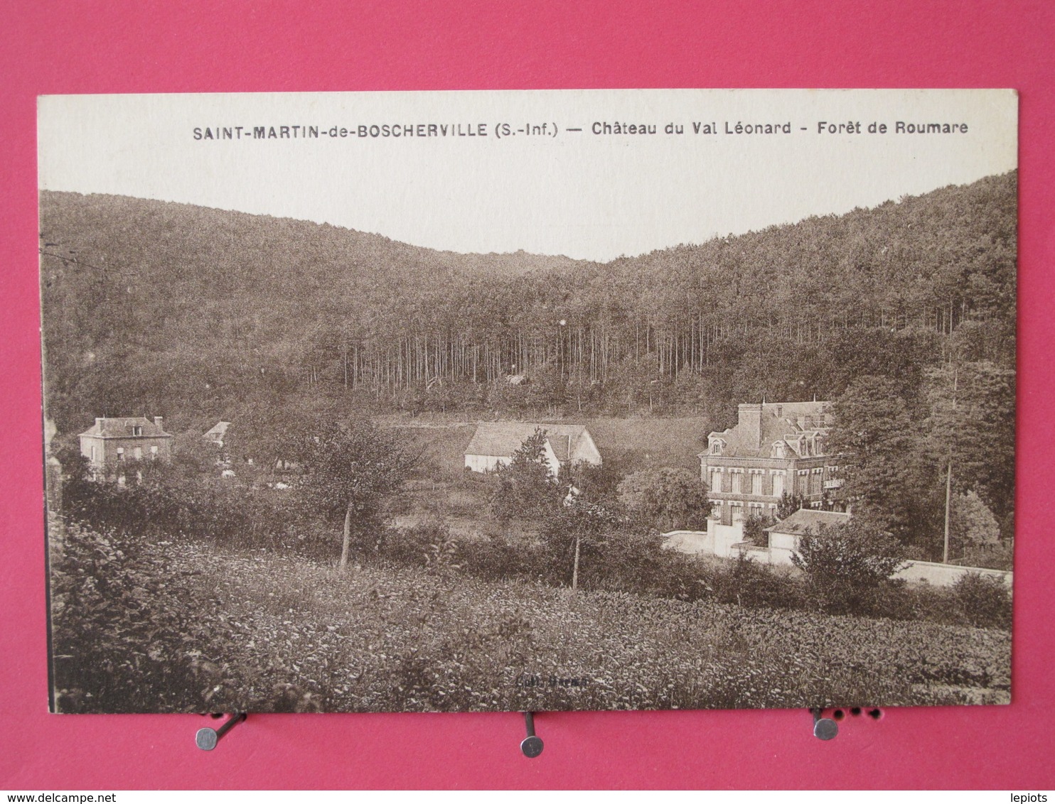 76 - Saint Martin De Boscherville - Château Du Val Léonard - Forêt De Roumare - Scans Recto-verso - Saint-Martin-de-Boscherville
