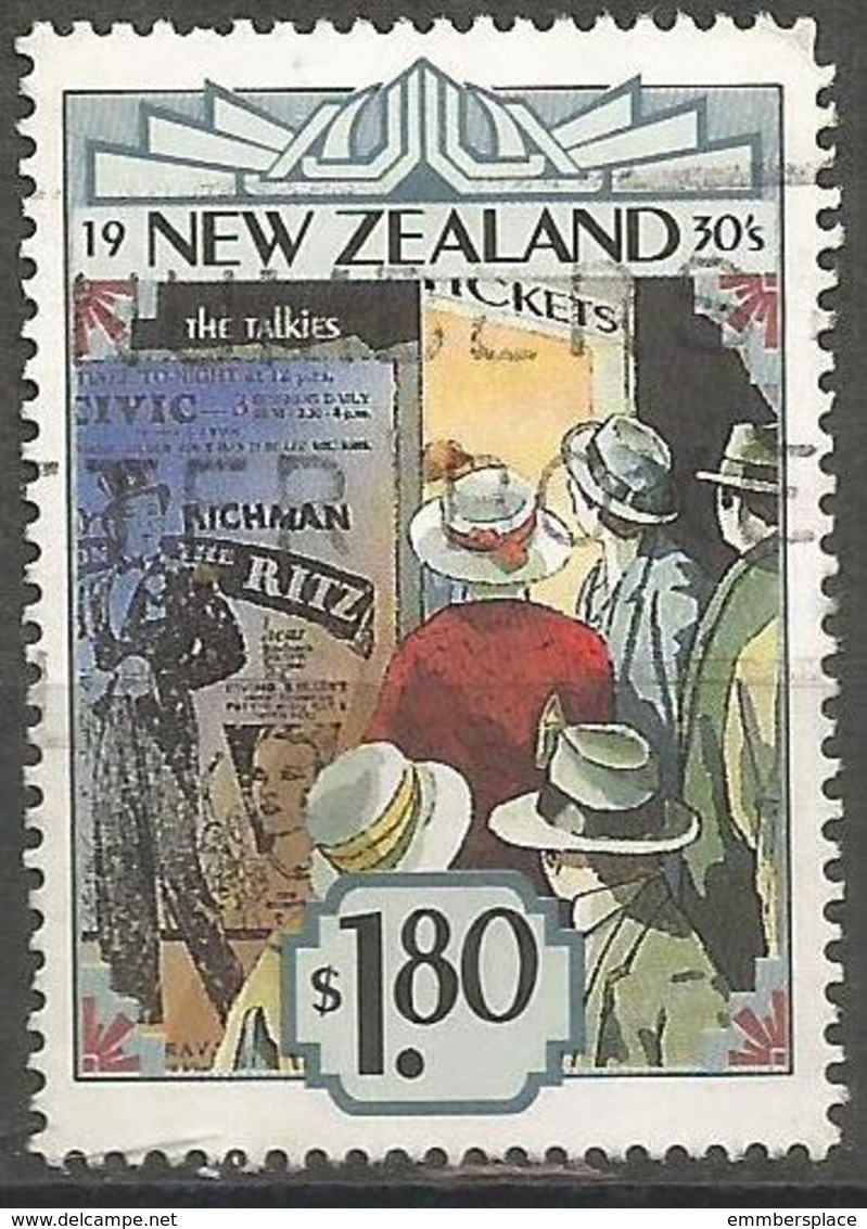 New Zealand - 1993 Cinema Queue $1.80 Used  SG 1725 - Used Stamps