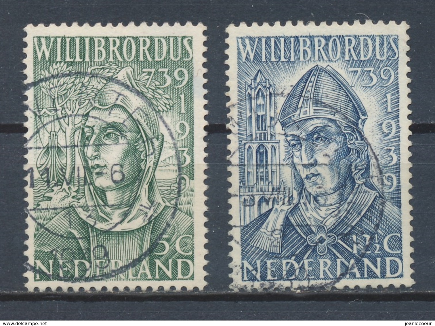Nederland/Netherlands/Pays Bas/Niederlande/Paesi Bassi 1939 Mi: 332-333 Yt: 323-324 Nvph: 323-324 (Gebr/used/obl/o)(4327 - Gebruikt