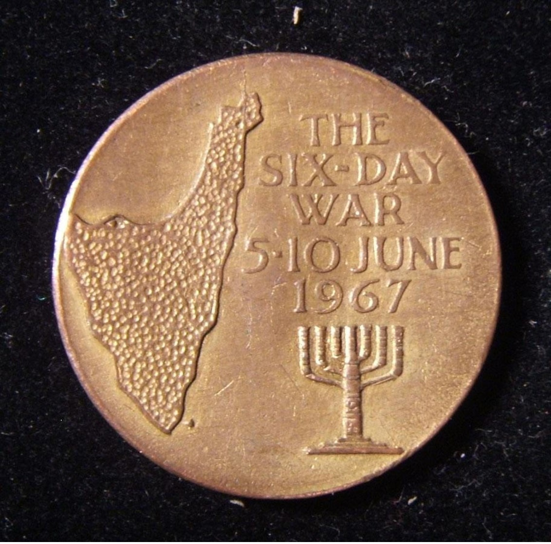 American Judaica Hebrew/English Medal Of Levi Eshkol-6 Day War By Ralph Menconi - Autres & Non Classés