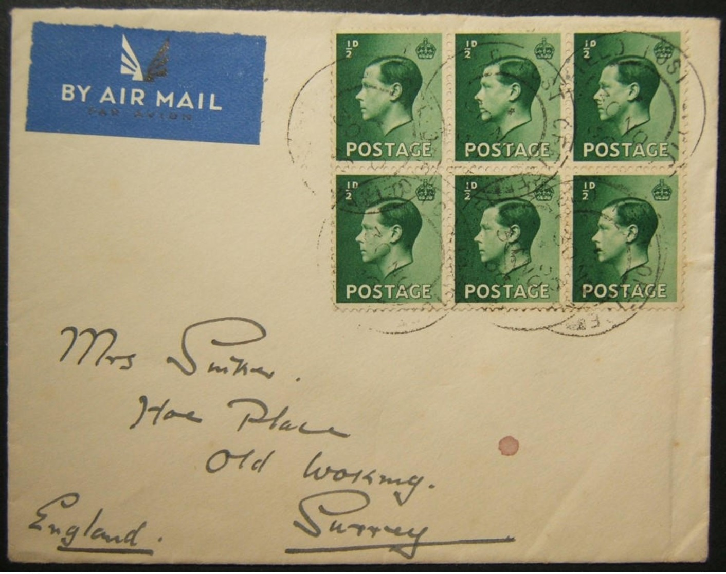 10/1936 Arab Revolt Airmail From 13th Brigade FPO 22 TULKAREM To UK With Rare Postmarks - Palestine