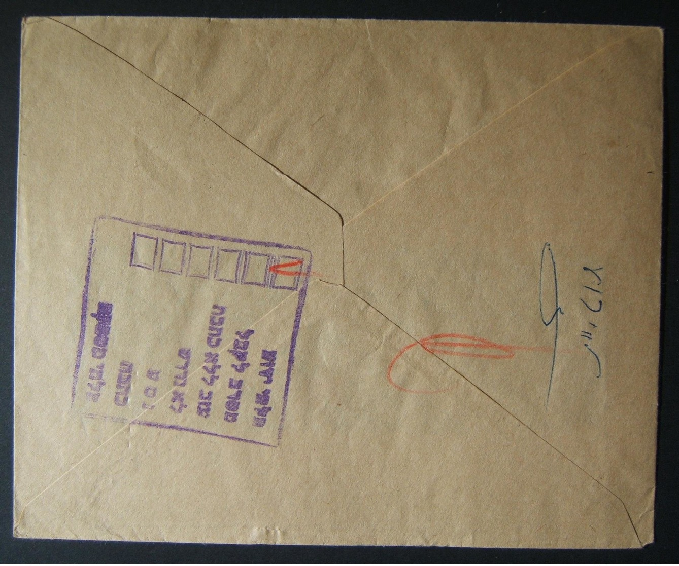 1962 Mixed Currency Returned Mail Posted With Pruta Franking & Taxed In Agorot - Timbres-taxe