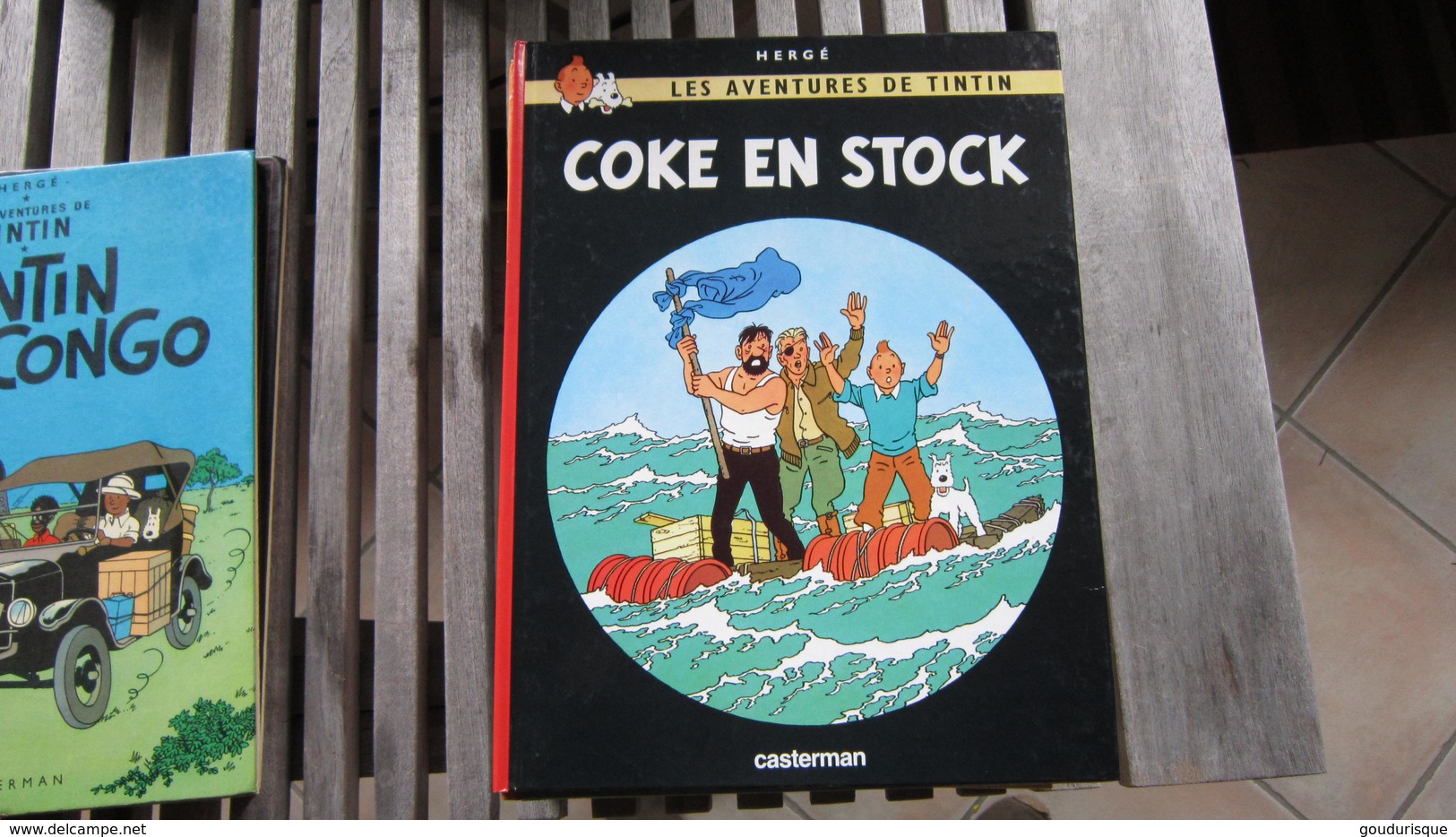 TINTIN COKE EN STOCK    HERGE - Tintin