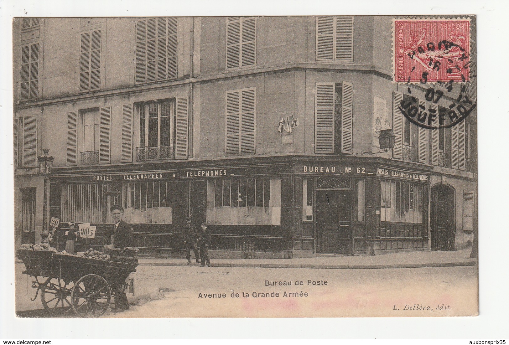 PARIS - AVENUE DE LA GRANDE ARMEE - BUREAU DE POSTE N°62 - 75 - Autres & Non Classés