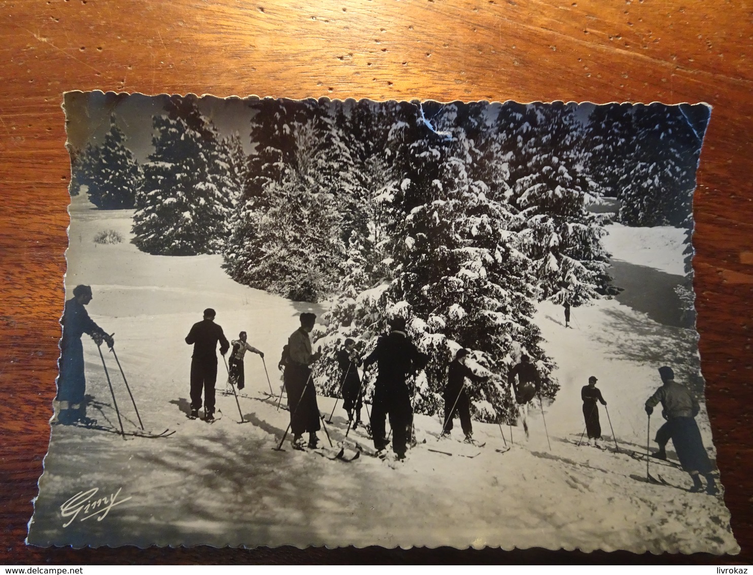 73 Savoie, Sommet Du Plateau Du Mont Revard En Hiver, A Voyagé En 195?, Flamme D'Aix-les-Bains, Ski, Neige - Aix Les Bains