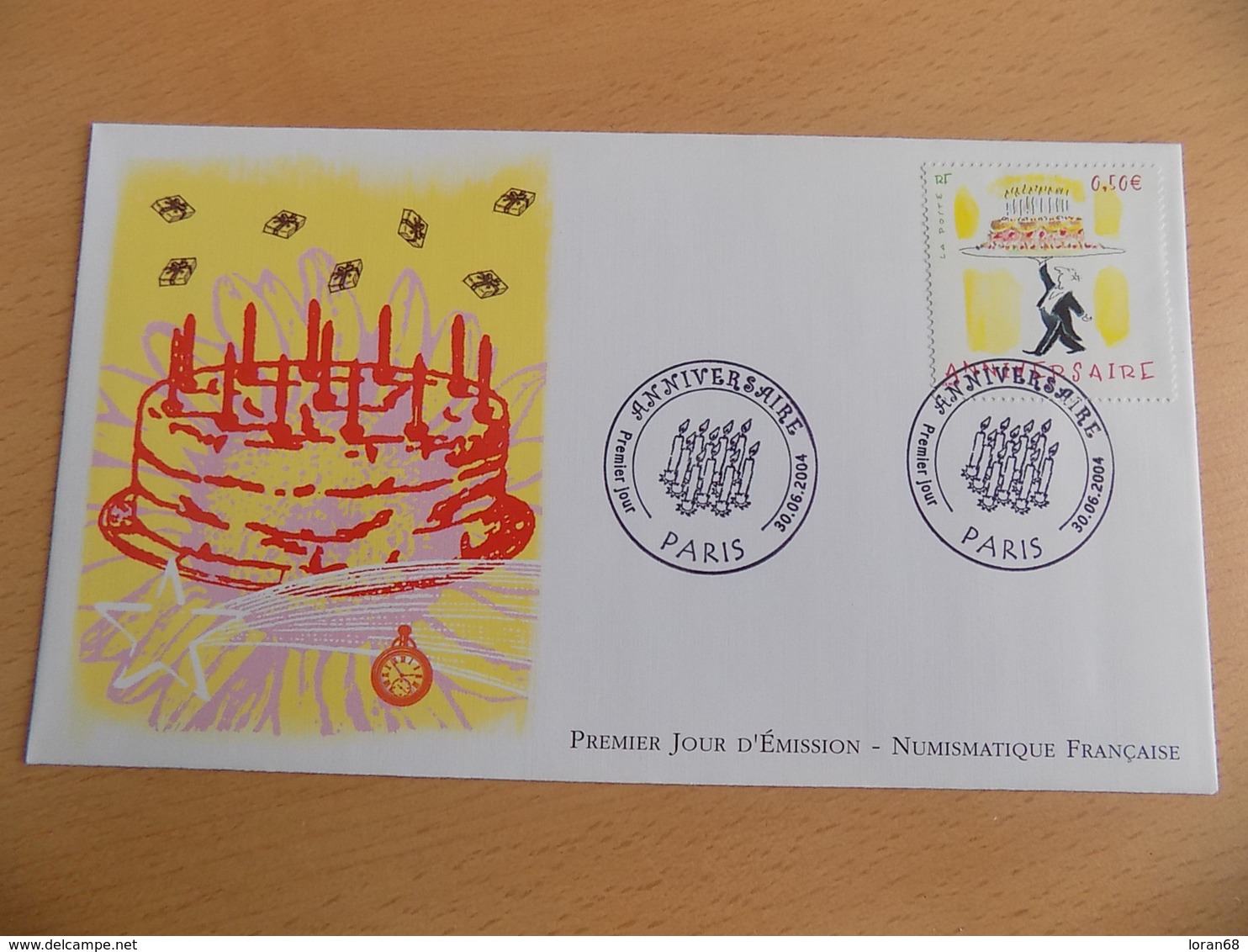 FDC France : Anniversaire - Paris 30/06/2004 - 2000-2009