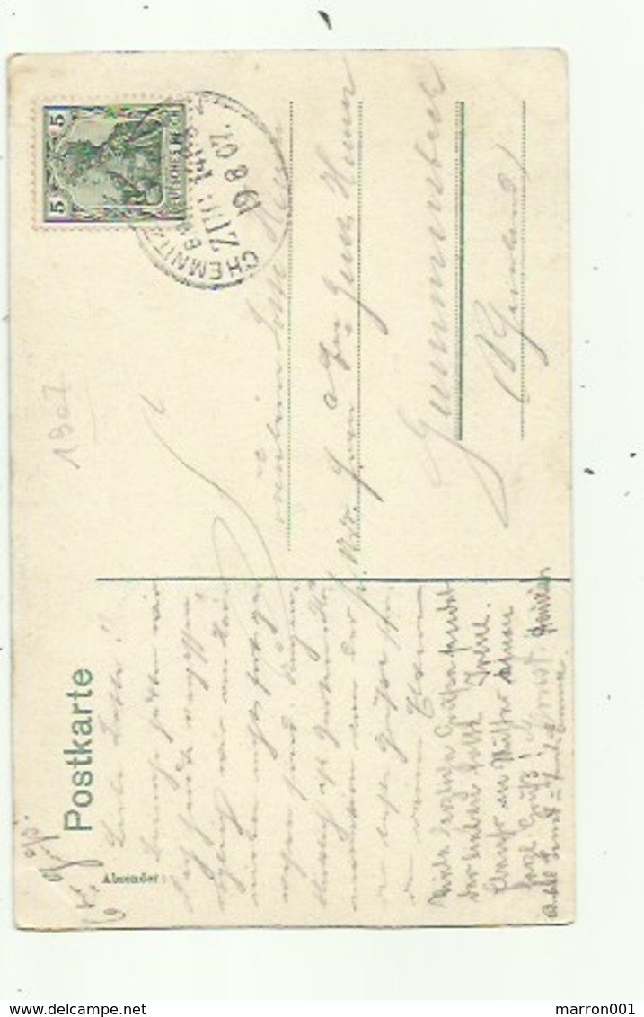 Hainichen - Verzonden 1907 (2 Scans) - Hainichen