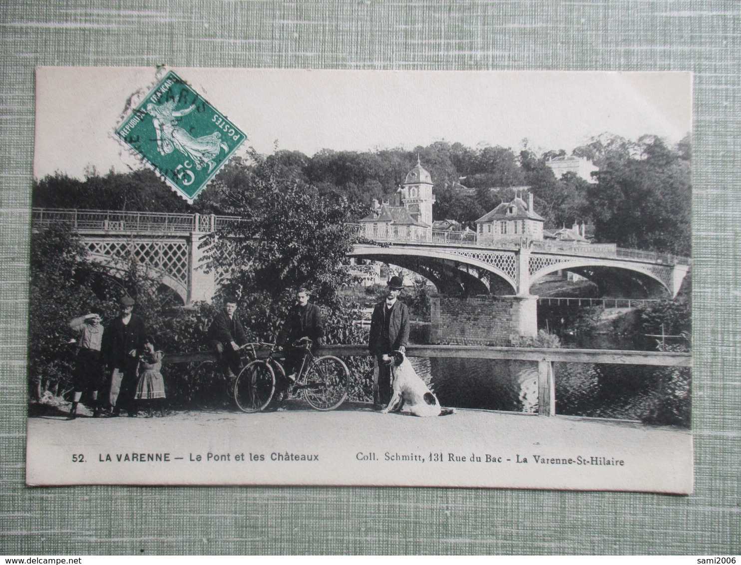 CPA 49 LA VARENNE LE PONT ET LES CHATEAUX ANIMEE CHIEN - Autres & Non Classés