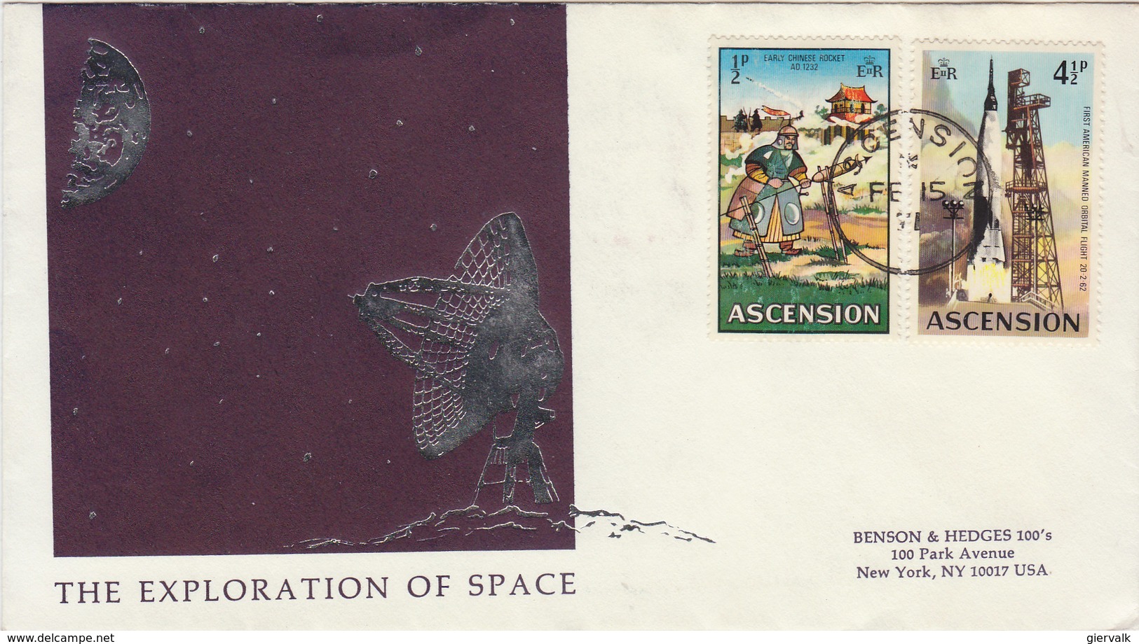 ASCENSION 1971 FDC The Exploration Of Space LIMITED EDITION.BARGAIN.!! - Afrika