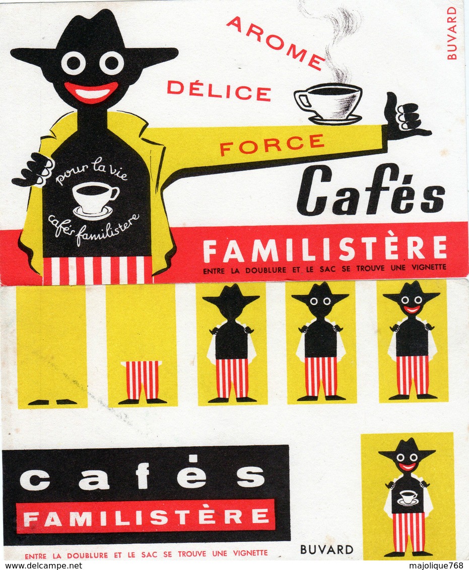 2 Buvards Publicités Le Café Familistère - Coffee & Tea