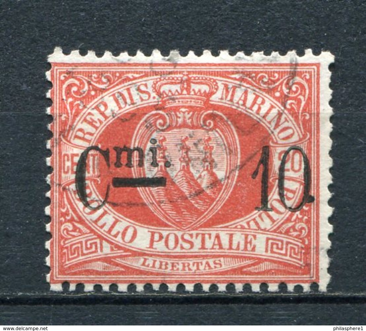 San Marino Nr.10         O  Used        (487) - Oblitérés