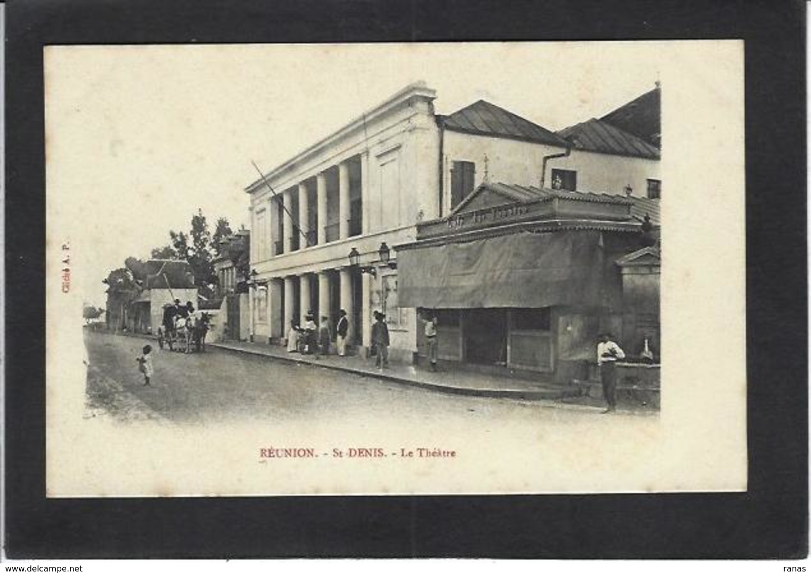 CPA Ile De La Réunion Non Circulé Saint Denis Cinéma Théâtre - Saint Denis