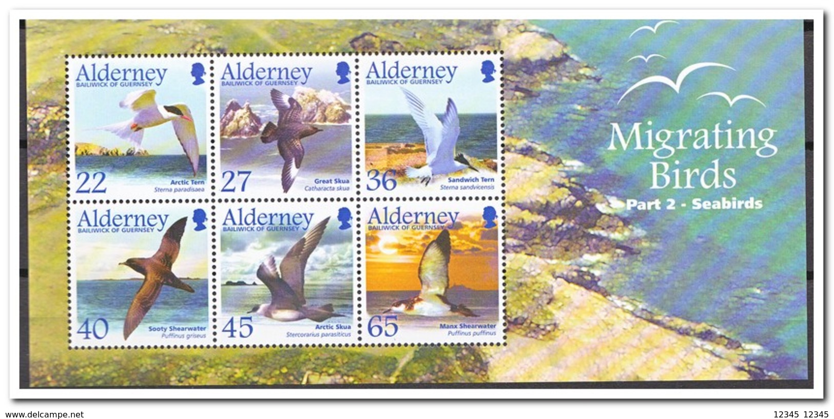 Alderney 2003, Postfris MNH, Birds - Alderney