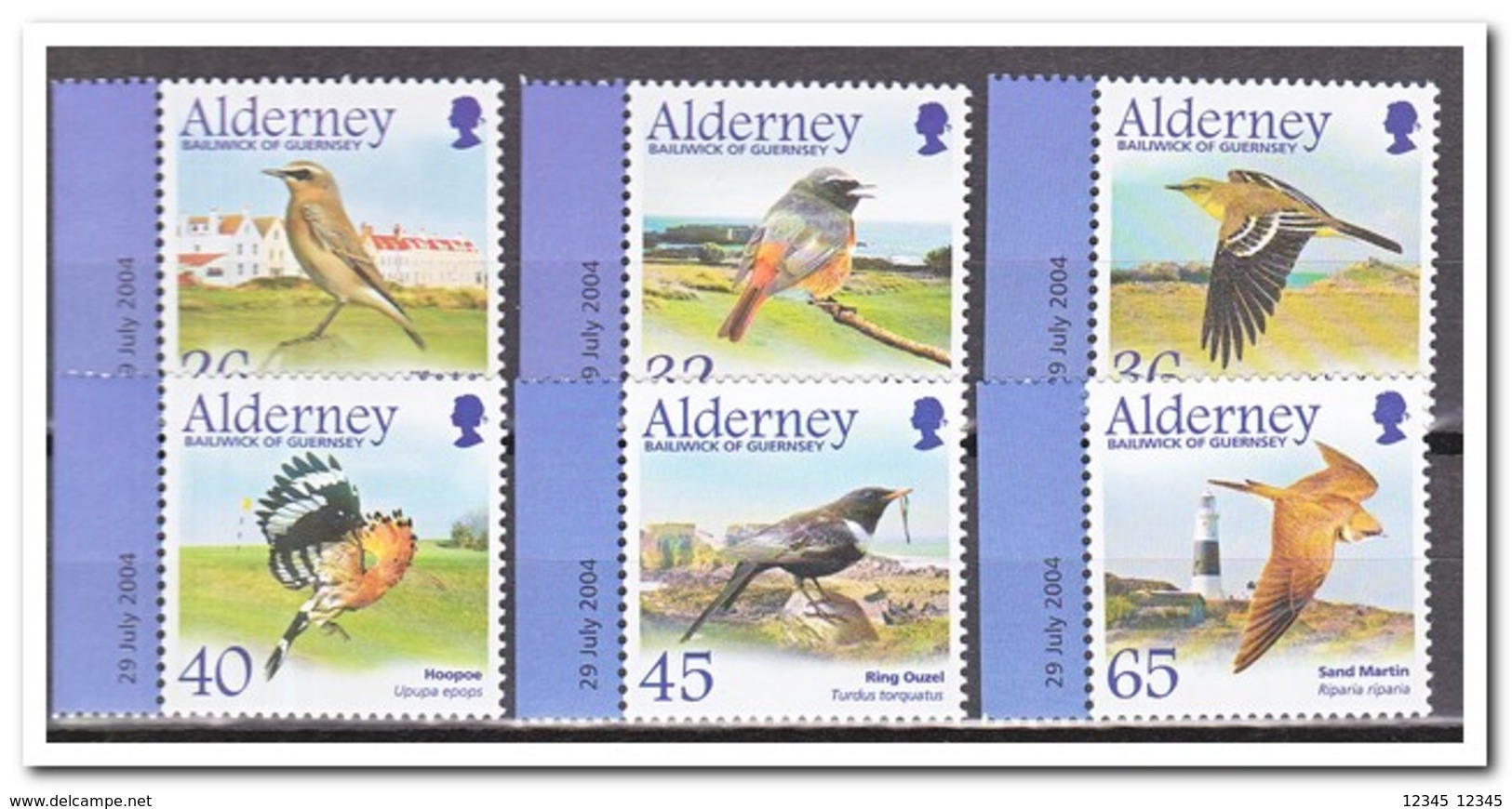 Alderney 2004, Postfris MNH, Birds, Lighthouse - Alderney