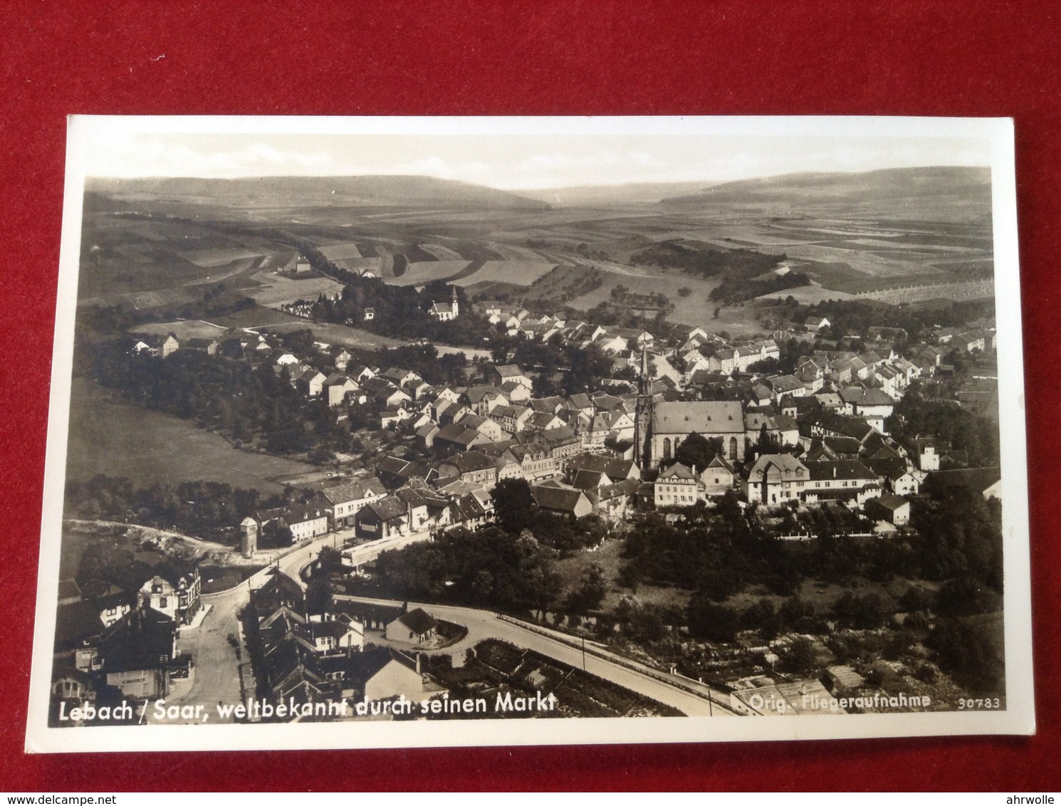 AK Lebach Saar Fliegeraufnahme Ca. 1940 - Kreis Saarlouis