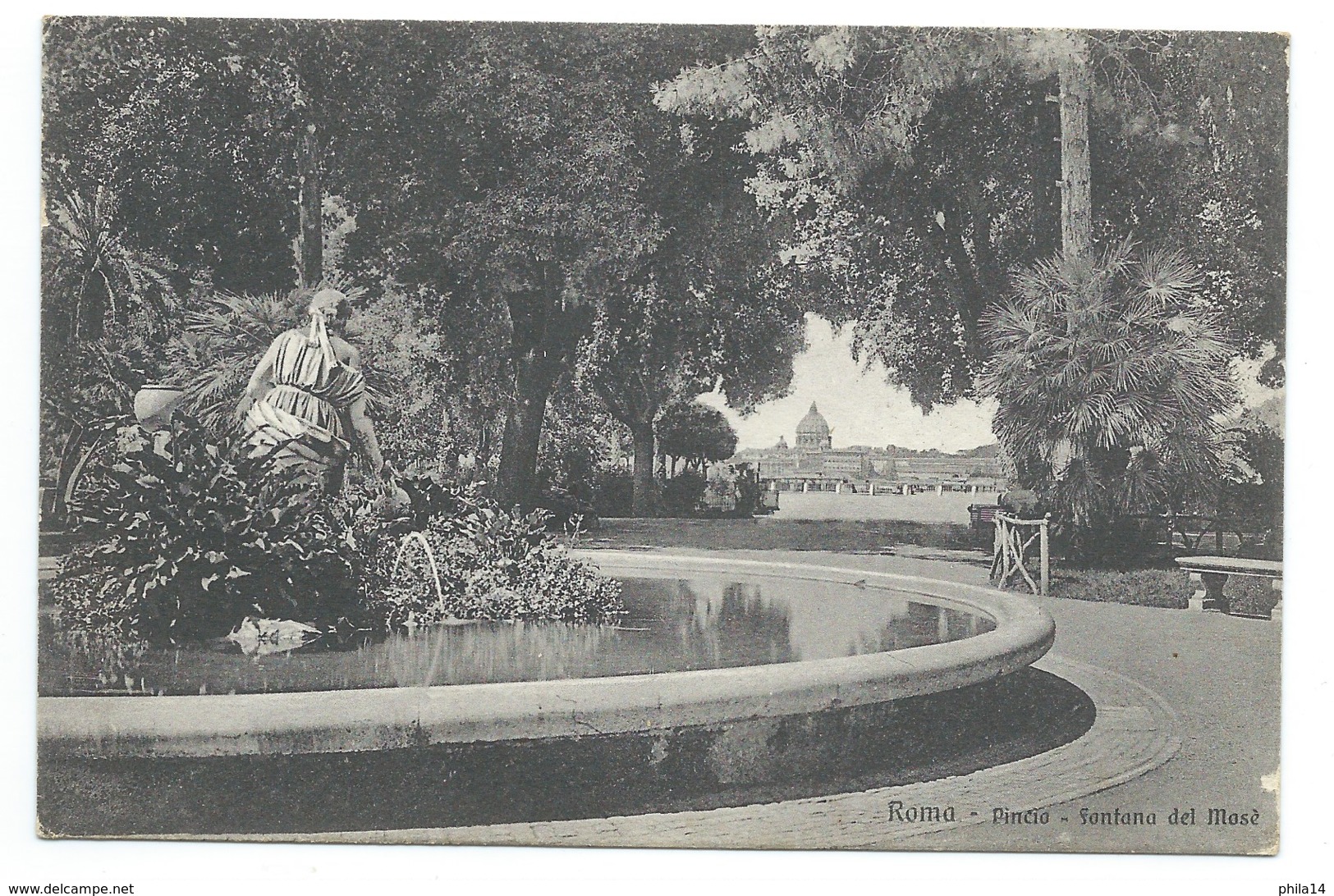 CARTE POSTALE ITALIE / ROMA PINCIO FONTANA DEL MOSE - Parcs & Jardins