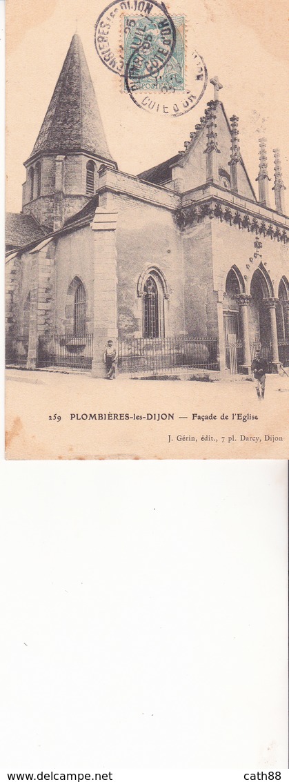 PLOMBIERES LES DIJON - Façade De L'Eglise - Autres & Non Classés