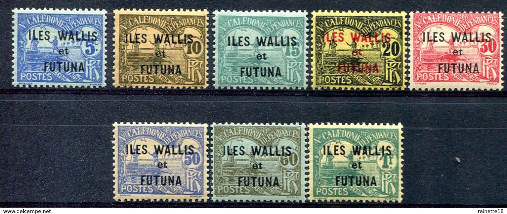 Wallis Et Futuna     Taxes      1/8  * - Timbres-taxe
