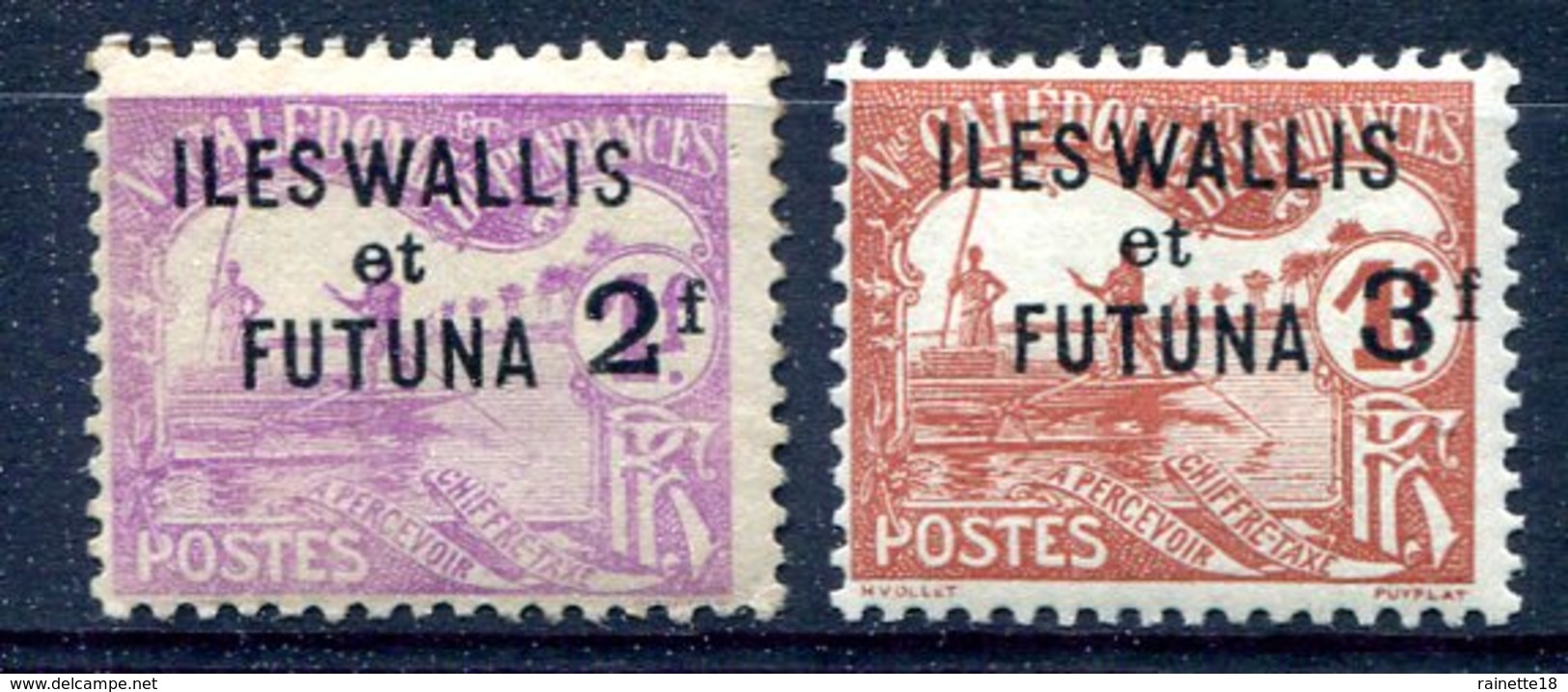 Wallis Et Futuna     Taxes     9/10  * - Timbres-taxe