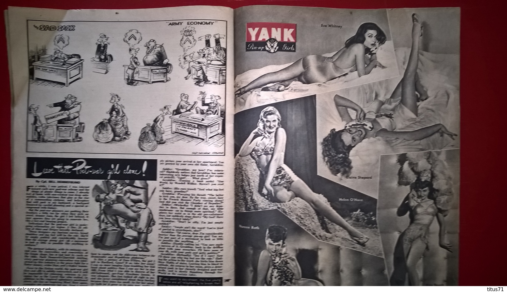 Revue Américaine YANK 4 Février 1945 Pour Les Soldats US Combattants En Europe - US Magazine For Fighters In Europa - 1900 - 1949
