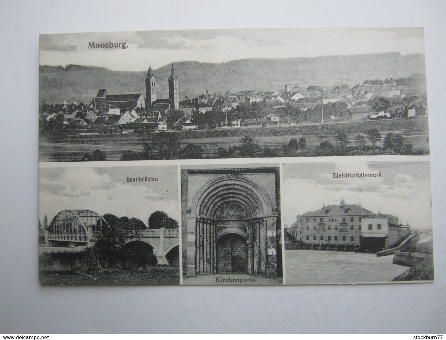 MOOSBURG , E-Werk, Schöne Karte Um 1910 - Moosburg