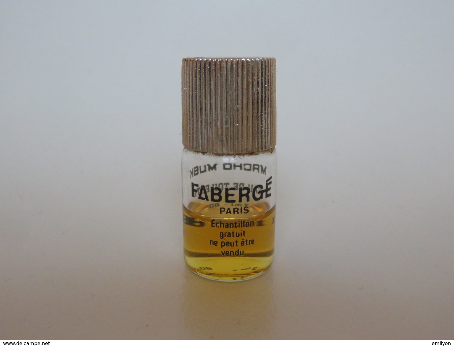 Macho Musk - Fabergé - Eau De Toilette - 3 ML - Miniaturen Flesjes Heer (zonder Doos)