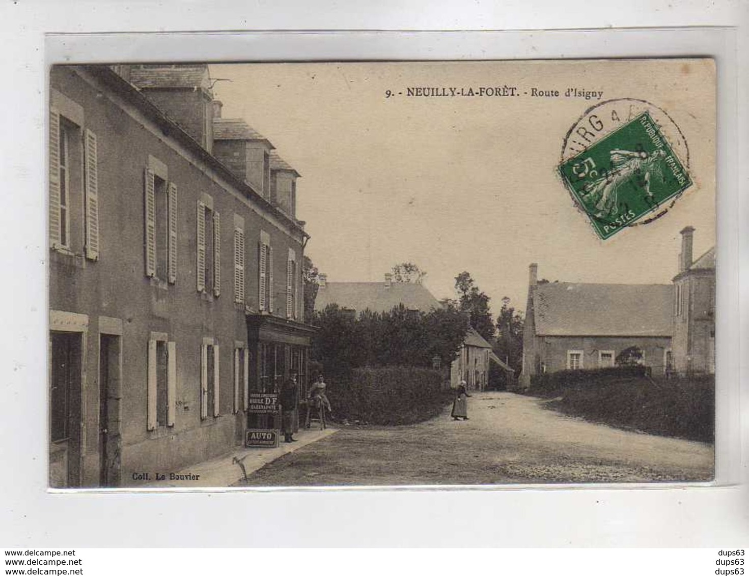 NEUILLY LA FORET - Route D'Isigny - Très Bon état - Autres & Non Classés