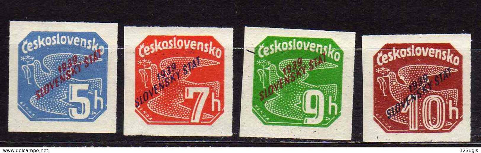 Slowakei / Slovakia, 1939, Mi 27-30 * [240319XXIV] - Nuevos