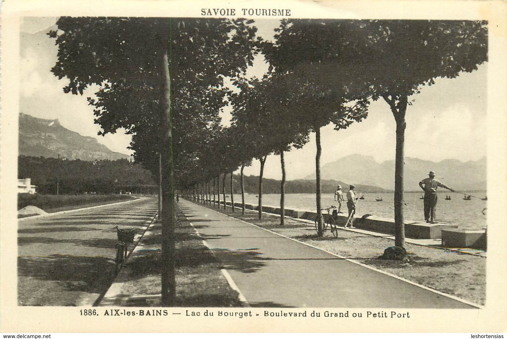 AIX LES BAINS LAC DU BOURGET BOULEVARD DU GRAND OU PETIT PONT - Aix Les Bains