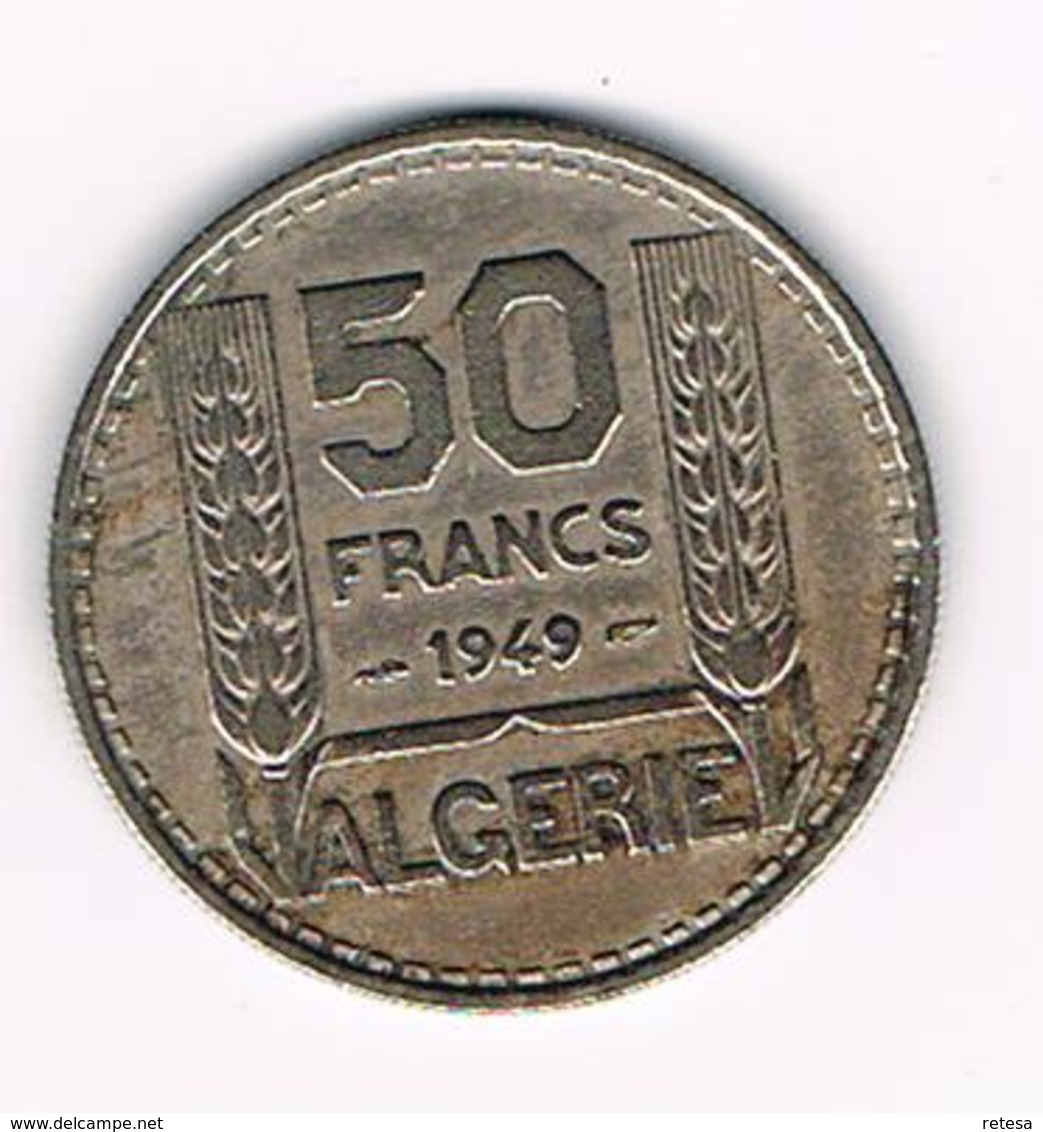 -&  ALGERIE  50 FRANCS  1949 - Algérie