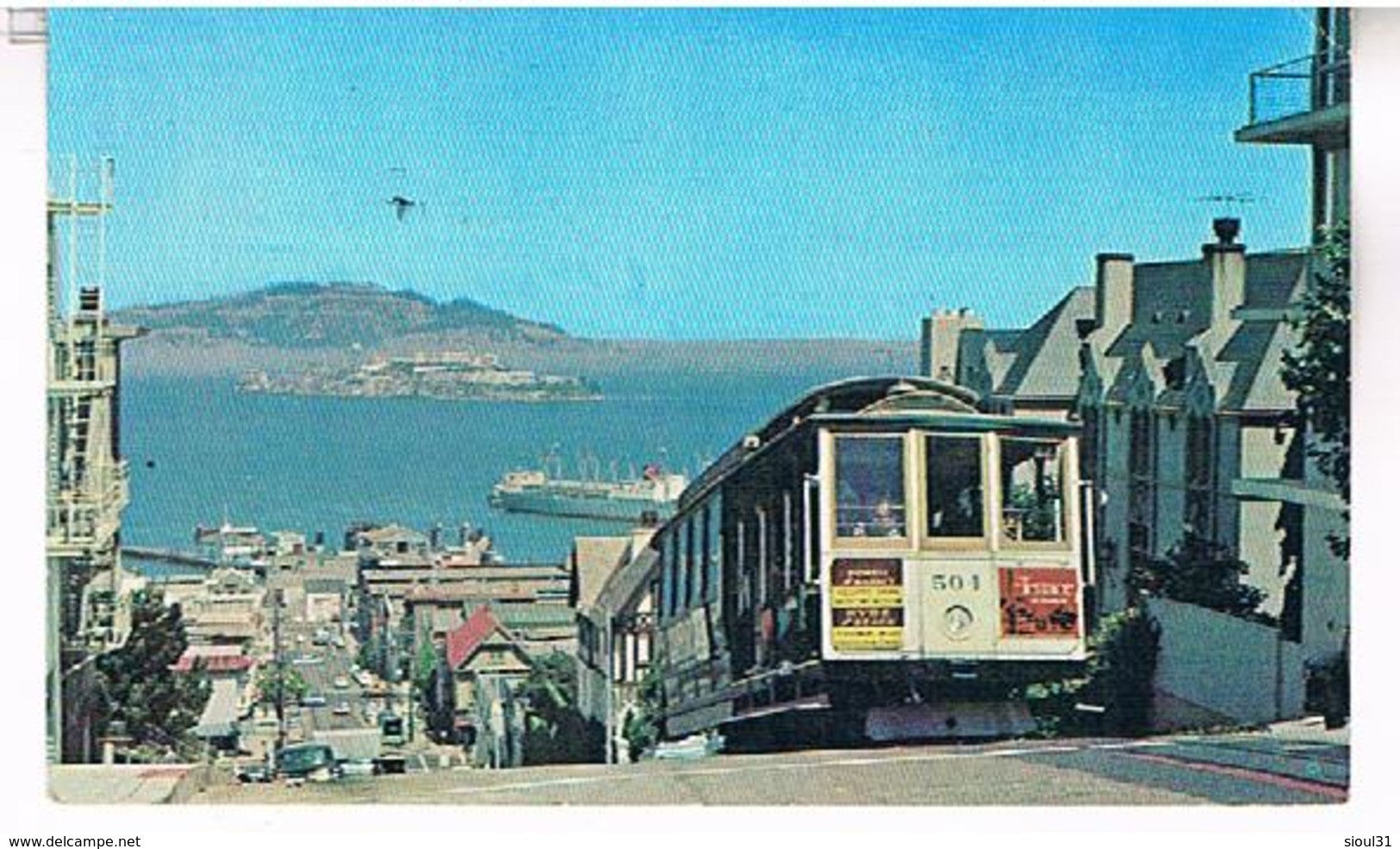 SAN  FRANCISCO  CABLE  CAR HYDE  STREET    TBE US357 - San Francisco